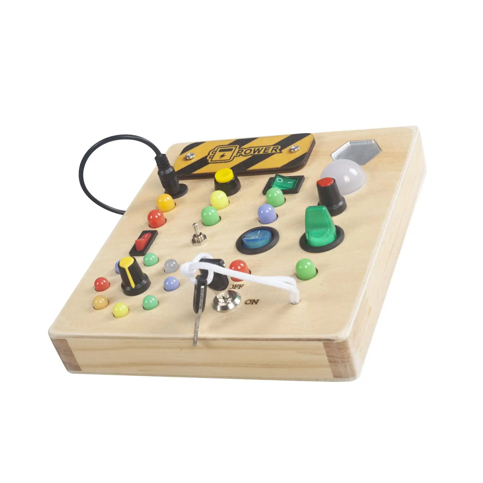 LED Toy Busy Board para celebrações, atividades Montessori, presentes aniversário