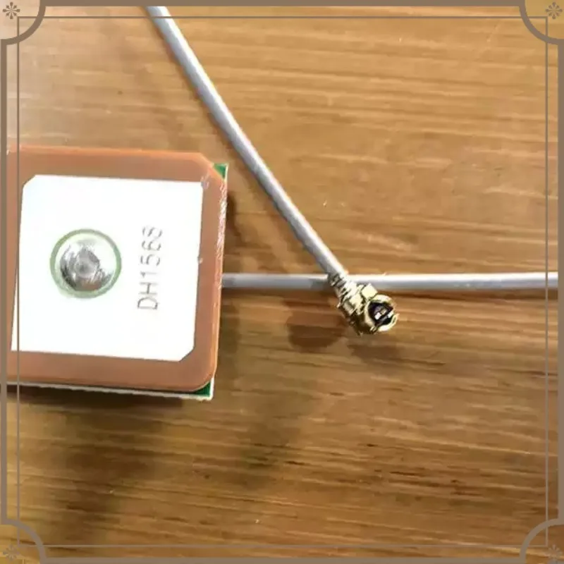 For GPS Beidou Active Ceramic Antenna 18x18x4 5mm IPX Generation 1 Connector 5cm Cable 1568MHz