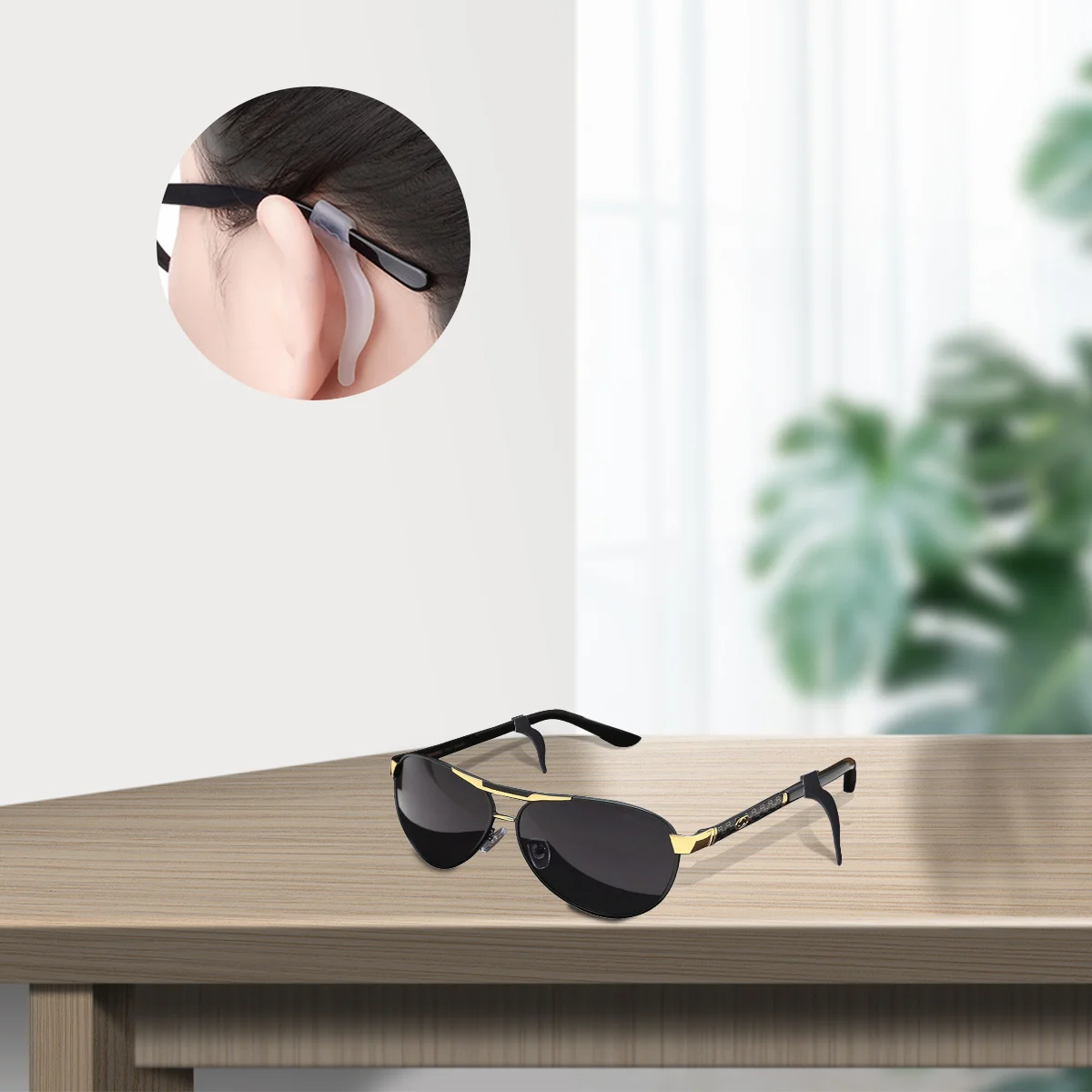 

10Pairs Glasses Non Slip Cover Flexible Silicone Ear Tips for Eyeglasses and Sunglasses Secure Fit Lightweight Comfort for All