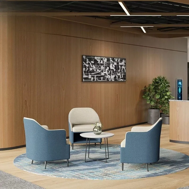 Storage Bookshelf Design Armchairs VIP Lounge Common Waiting Reception Area Armchairs