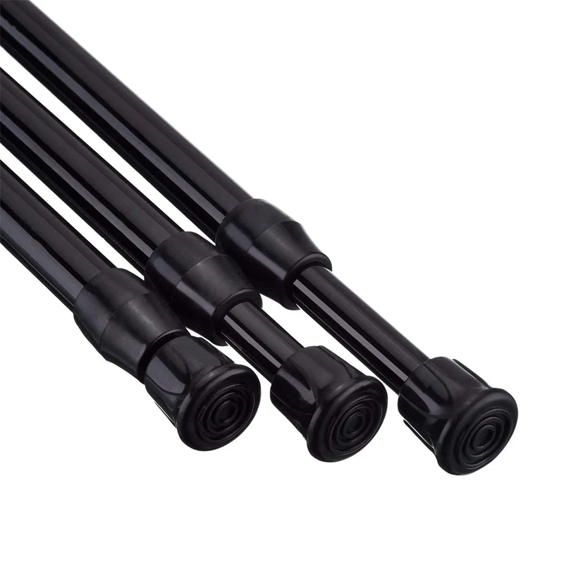2 Set Accessories: 1 Set Cupboard Tensions Rod Spring 11.81 To 20 Inches & 1 Set Heavy Duty Closet Rod 1-1/3 Inches