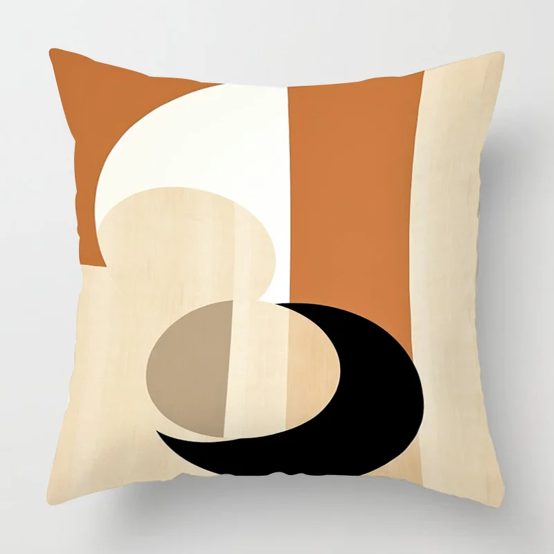 Internet Celebrity Ins Style Abstract Geometric Pillow Case 45x 45cm Sofa Bedroom Decorative Cushion Cover Cafe Decoration