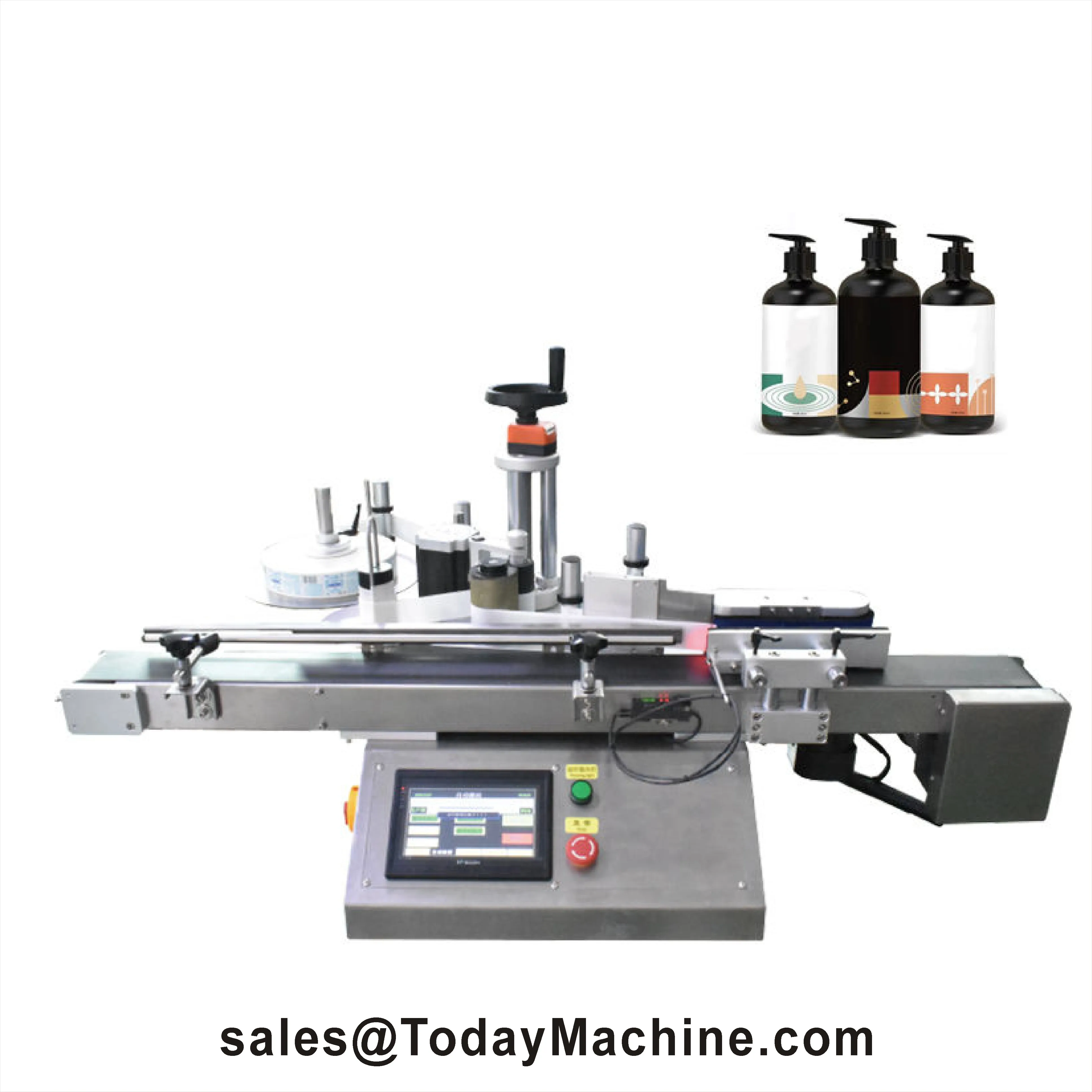 Labeling Machine for Plastic Bottles Glass Bottle Jar Round Bottle Automatic Labeling Machine