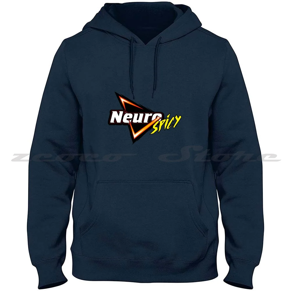 Neurospicy Men And Women Cotton  Sweatshirt  Hoodie Neurodivergent Neurodiversity Autism Autistic Autie Aspie Adhd Audhd