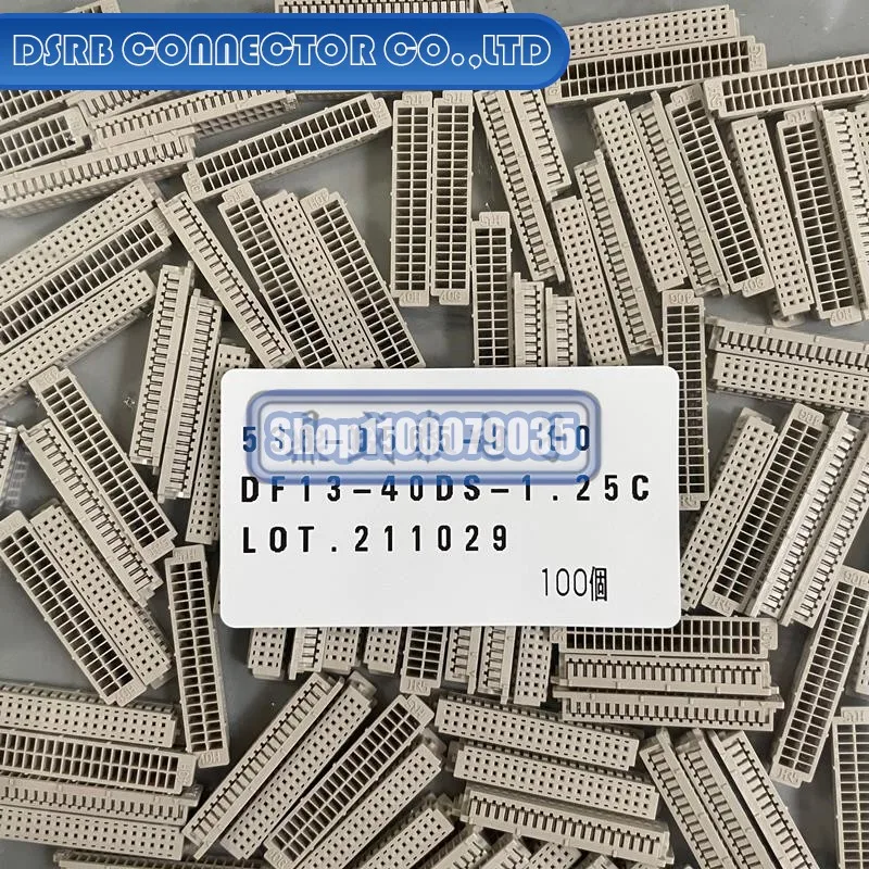 50pcs/lot DF13-40DS-1.25C Plastic shell 40P 1.25MM 100% New and Original
