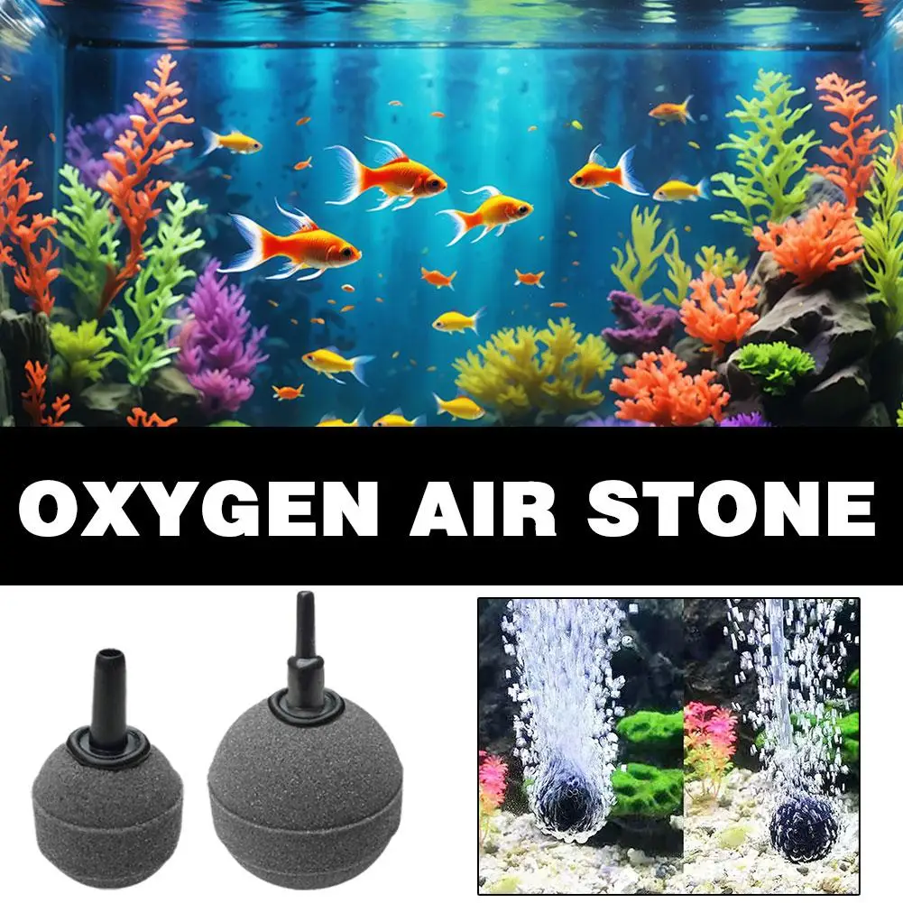 Quartz Sand Spherical Air Stone, Oxygenated, Silent Design, Small Bubbles, Low Energy Consumption For Fish Tanks And Aquari S2E2