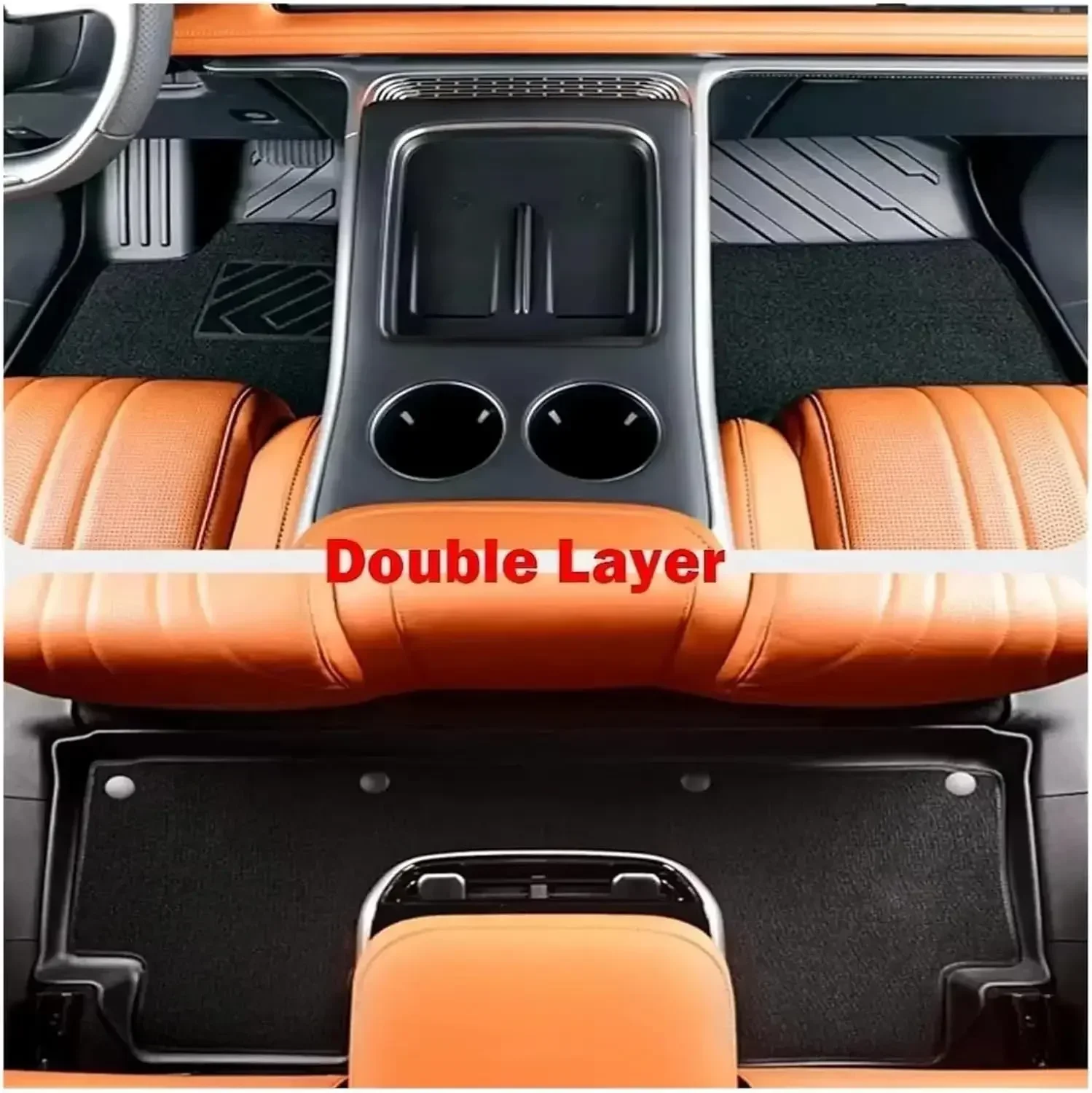 الحصير TPE ل BYD أسد البحر 07 EV 2024 2025 جميع الأحوال الجوية مسند الظهر الحصير الجذع الحصير سائق اليد اليسرى لأسد البحر 07 EV 2025