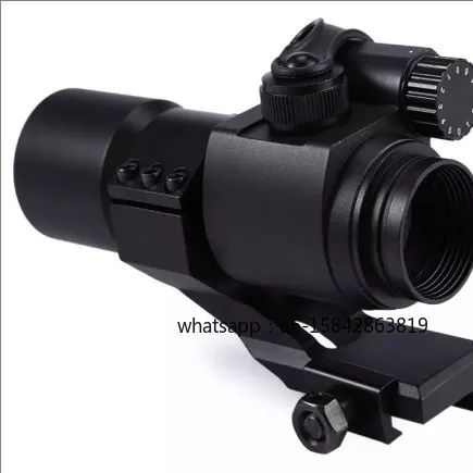 Offset Mount Optical Sight M2 M3 Red Green Dot Silver Film Scope Shooting Toy Accessory