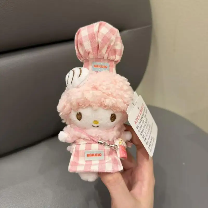Nuova serie Chef Kero Kero Keroppi Hello Kitty Piano Peluche bambola Ragazza Giocattolo creativo Zaino portachiavi portafoglio cerniera decorazione regalo