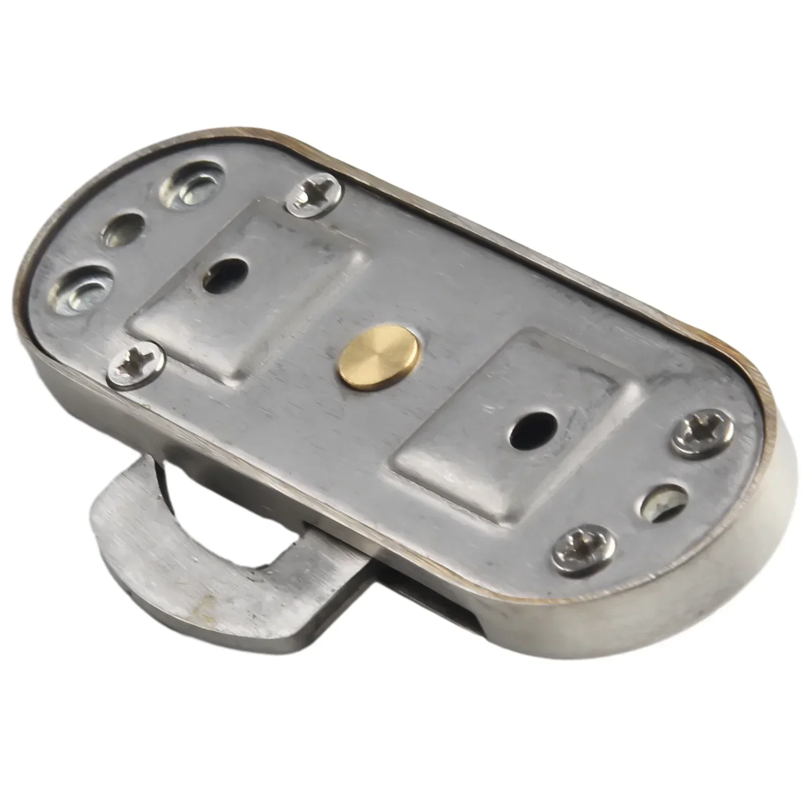 Sliding Door Lock 90 Degree Moving Door Right Angle Buckle Privacy Lock Stainless Steel Lock With Screw Home Hardware