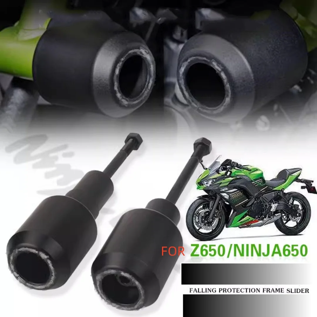 

For KAWASAKI Z650 RS Ninja 650 2017-2023 Motorcycle Accessories Frame Slider Falling Protection Engine Crash Pad Protector