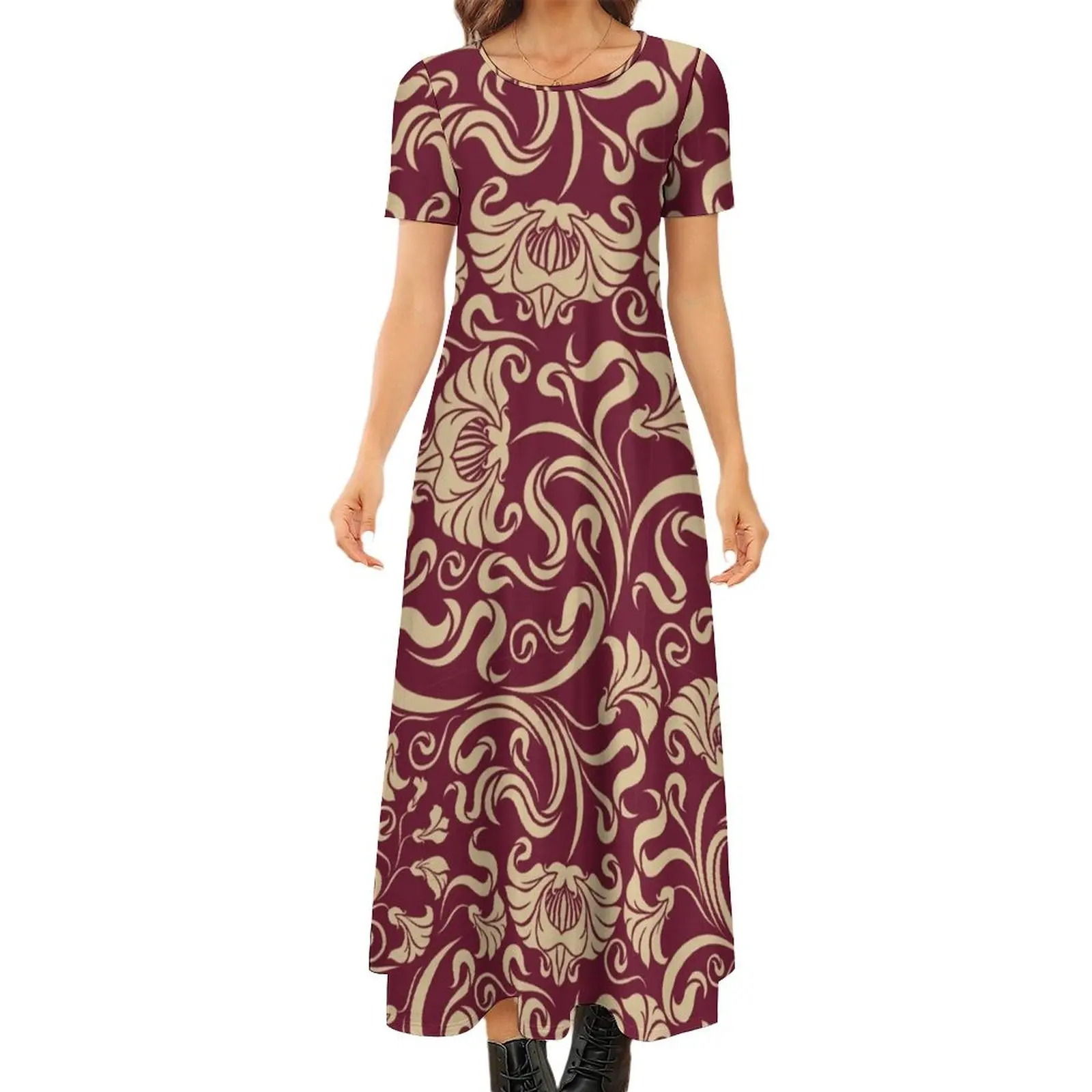 

Tallahassee - Floral Round Neck Short Sleeve Dress womans clothing summer dress woman 2024 dress summer 2024 women