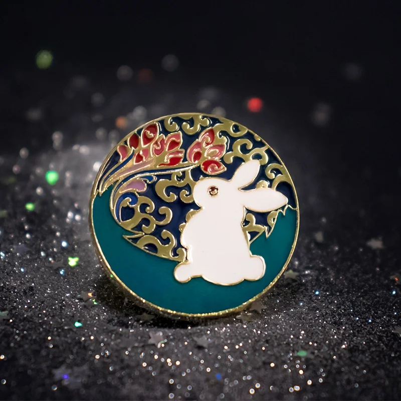 

Посеребренная брошь-булавка «Лунная прогулка», креативный подарок на день рождения для женщин, модный аксессуар в стиле музея