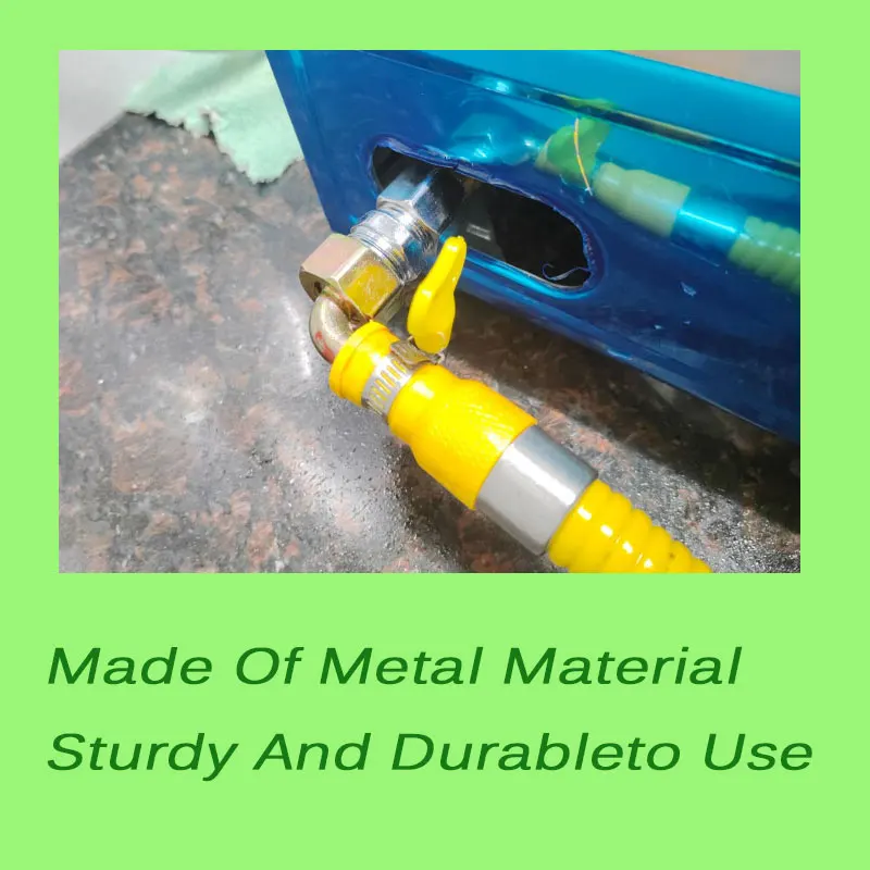 Gas Cooker Universal Joint Hose Connection Four-Part Internal Thread Intake Elbow Screw