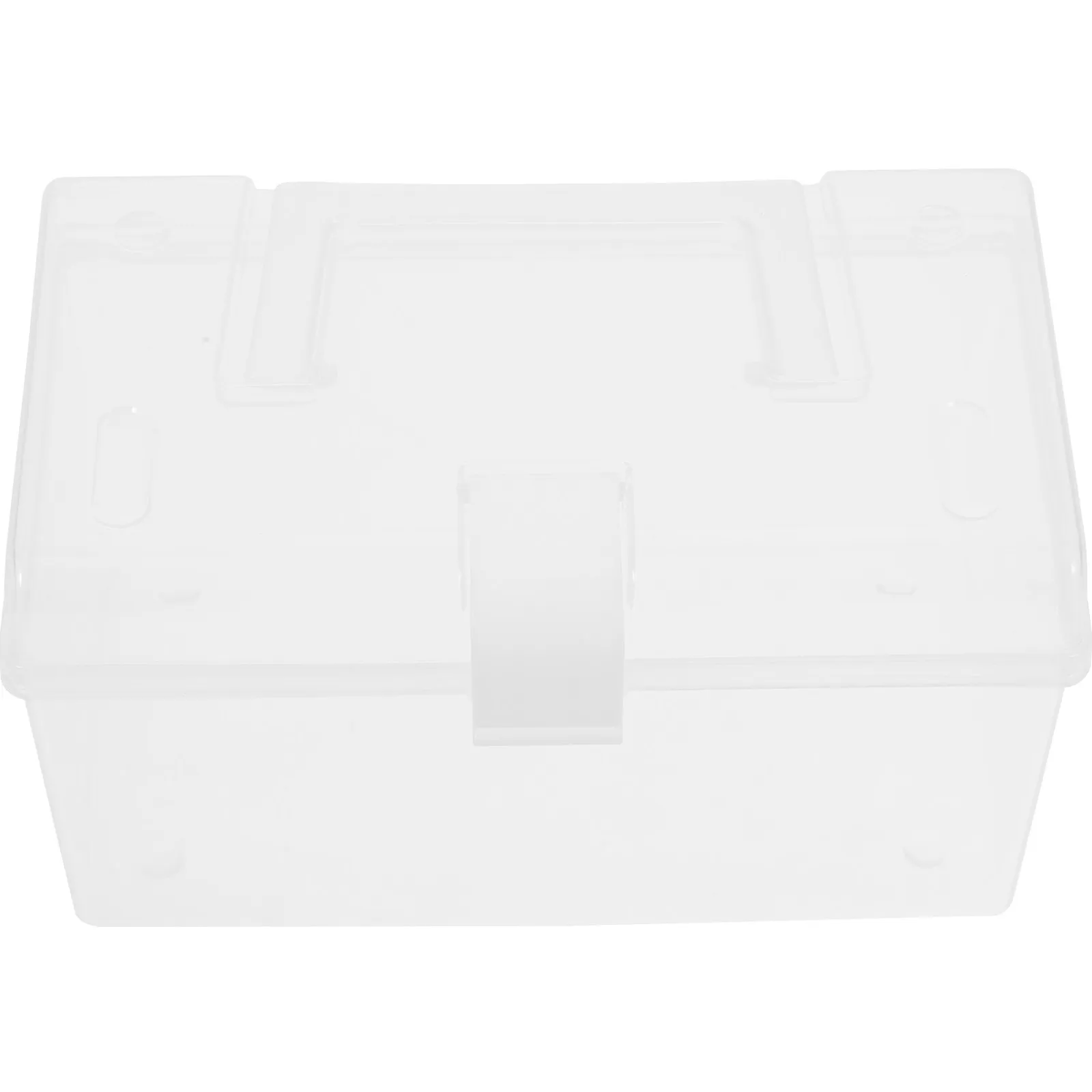 

Plastic Medicine Holder Compact Space Saving Storage Box Keep Medications Tidy Perfect for Home Office Outdoor Activities Use