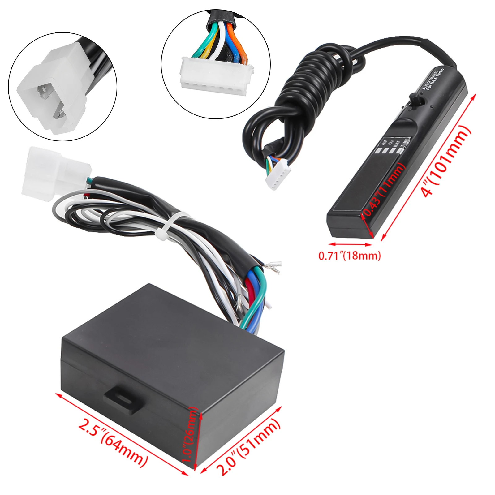 Minuterie turbo universelle pour voiture, dispositif modifié turbo, affichage numérique LED, temps de stationnement, retardateur pour moteur diesel,