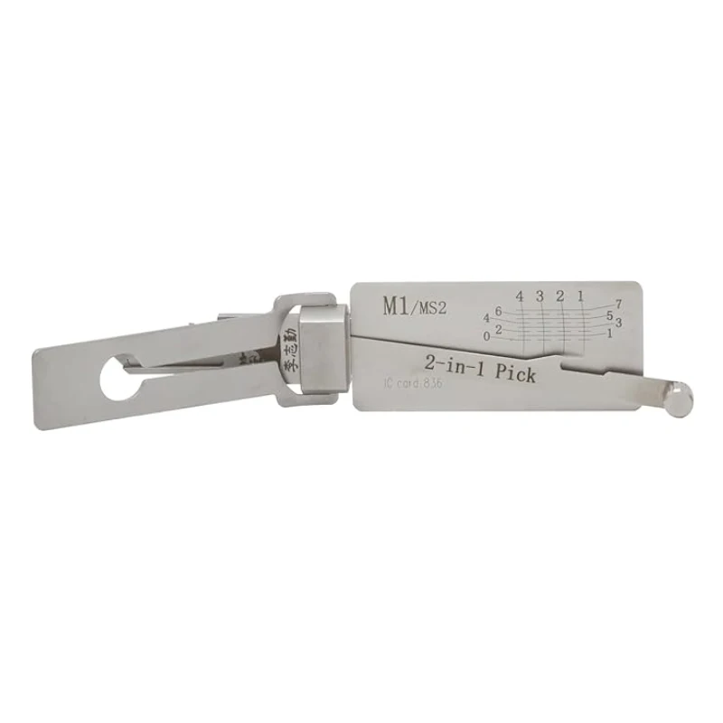 M1MS2 2 in 1 Key Decoder Hook Tool Pickup Hand Tool Stainless Steel Precision Tool O-ring Pickup Kit Maintenance Repair Kit