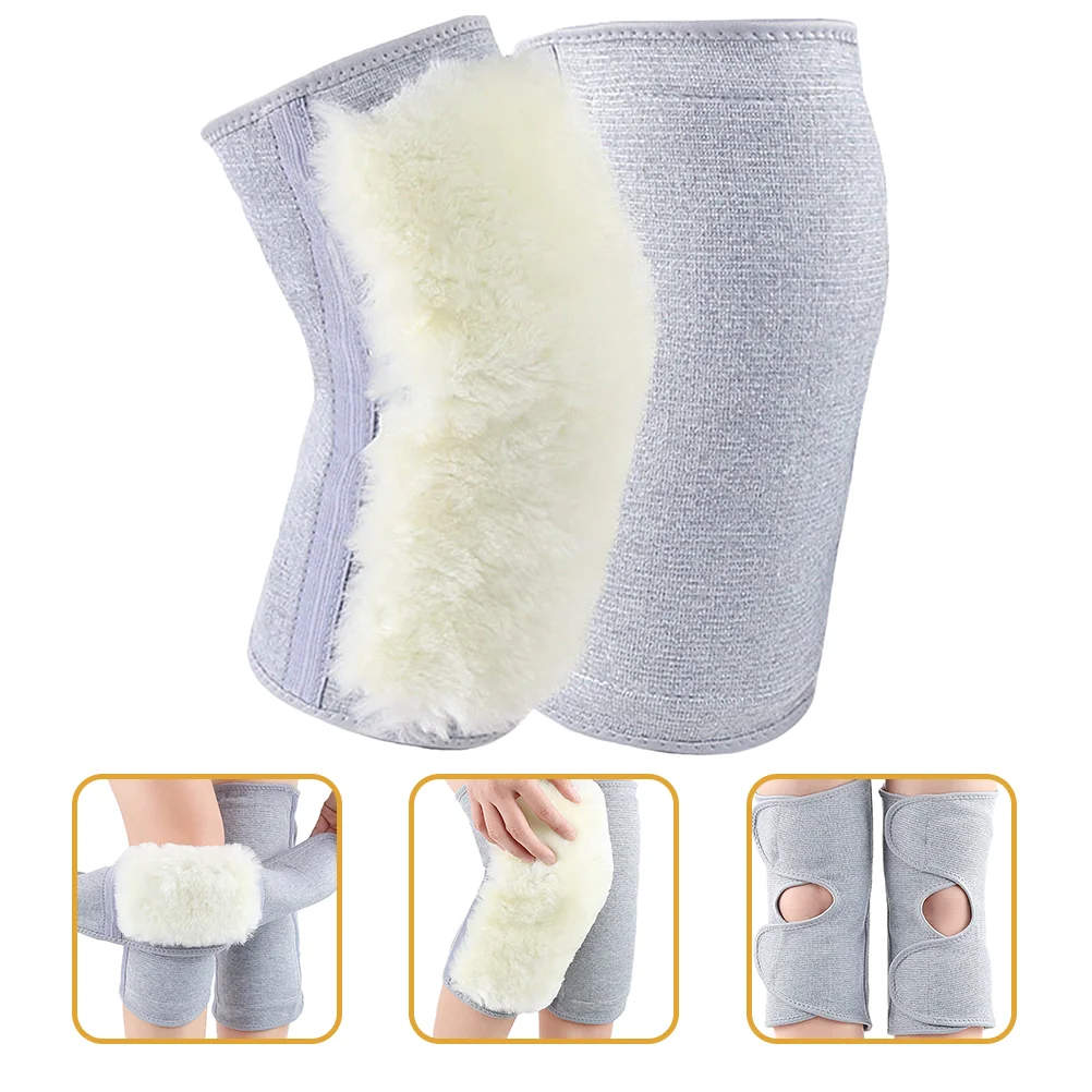 Wool Knee Pads Protective Leg Sleeve Motorcycle Protector Winter Wrap Thicken Comfortable Cover Anti-cold