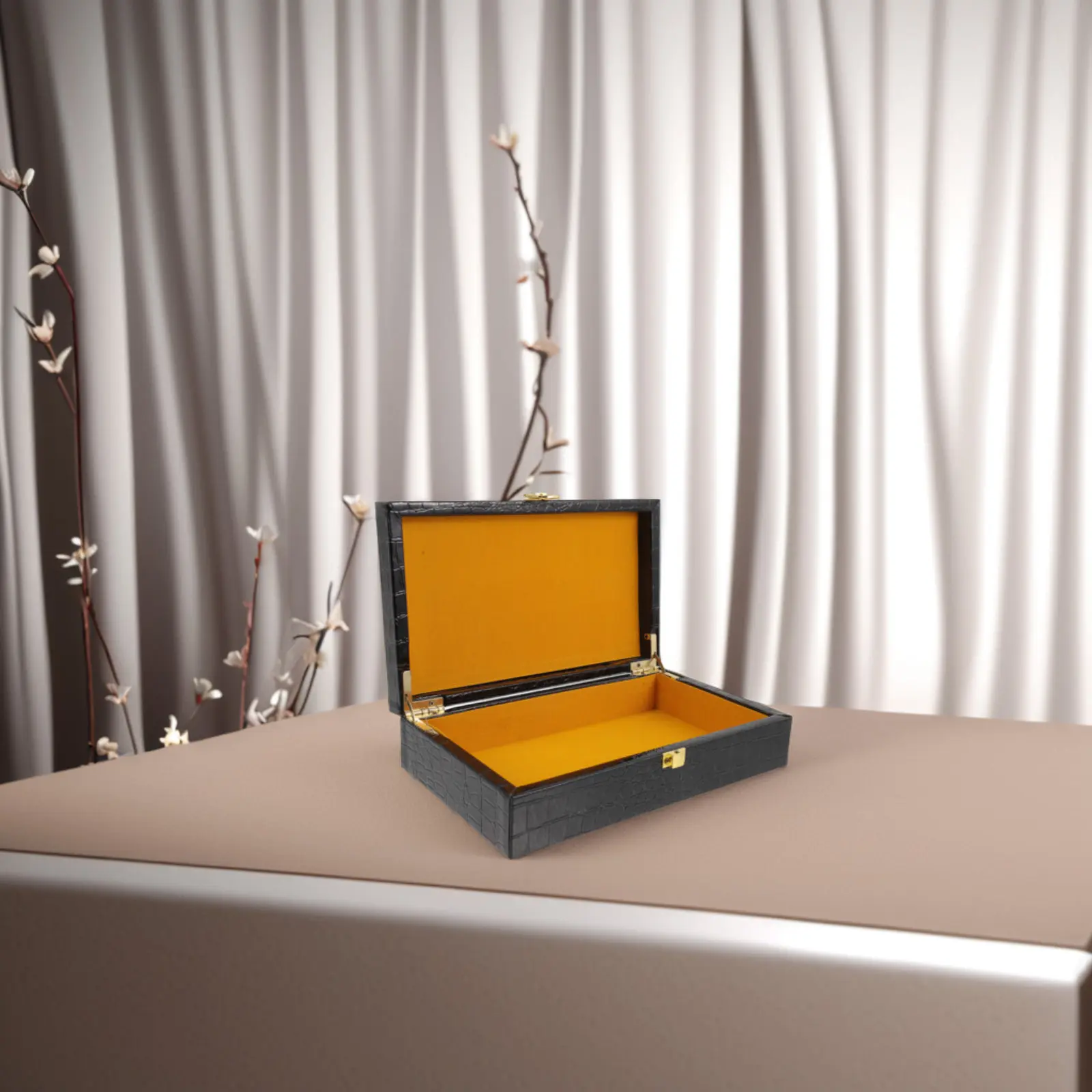 

Storage Boxes Cigar Case Flip-cover Holder Packing for Festival Portable Carrier