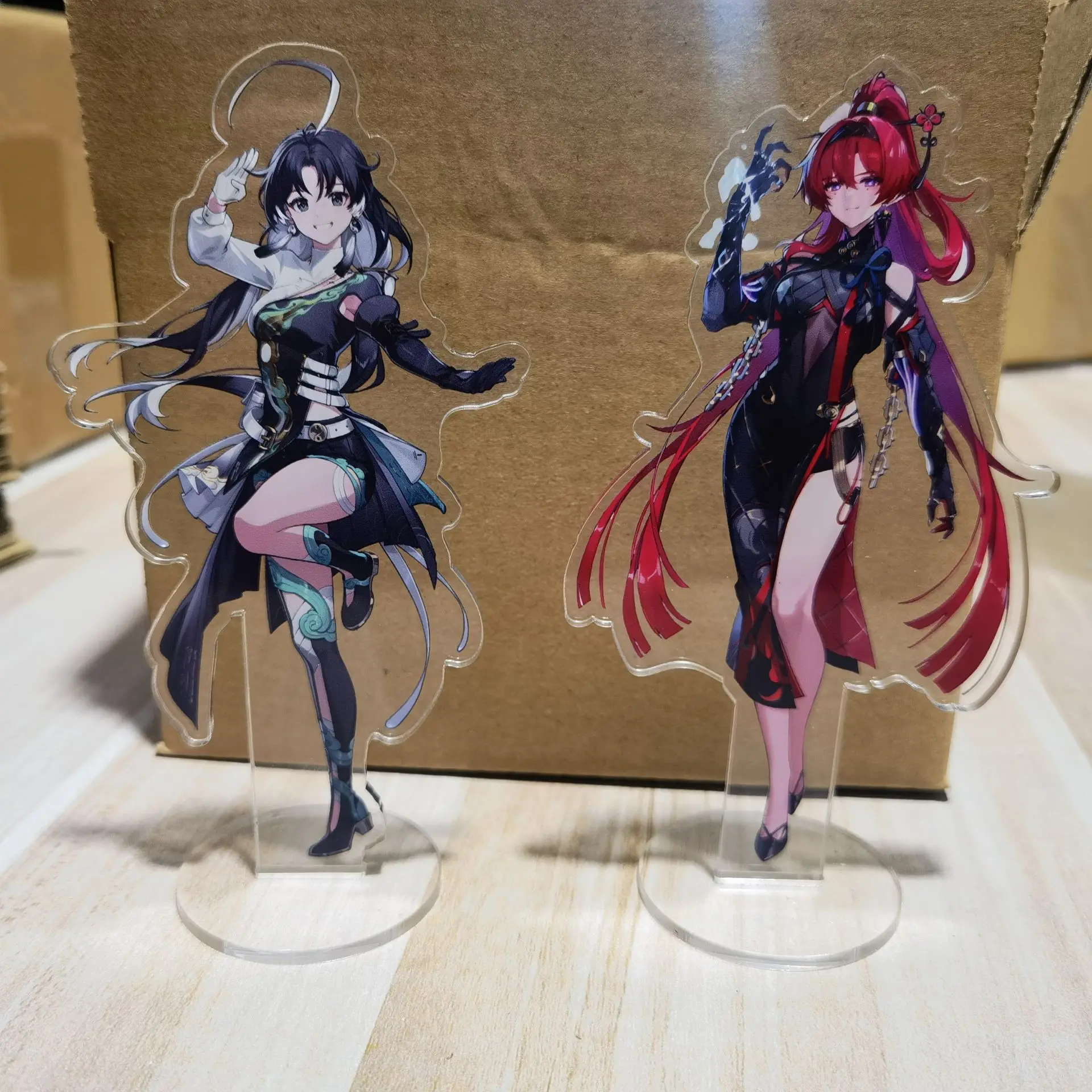 Figura de Anime Chaveiro Modelo para Mulheres, Acrílico, Em Pé, Ondas, YUANWU, Chixia, Encore, Chaveiro, Presentes de Moda