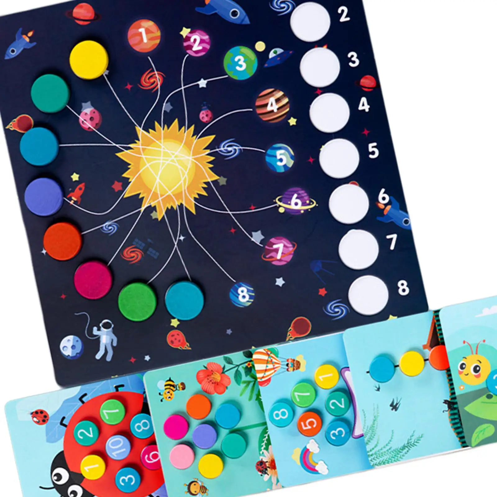 Math Addition Subtraction Toy Montessori Counting Toys for Game Kindergarten