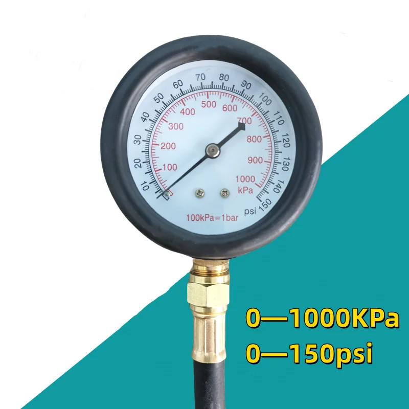 Medidor de presión de combustible, herramienta de prueba de medidor de combustible de coche de gasolina, comprobador de presión de aceite, medidor de presión de gasolina