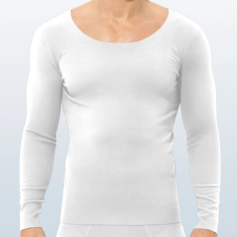 

5 шт. Мужские утепленные термофутболки с длинными рукавами на флисовой подкладке для осени и зимы. Теплый топ из одного материала, облегающего кроя.