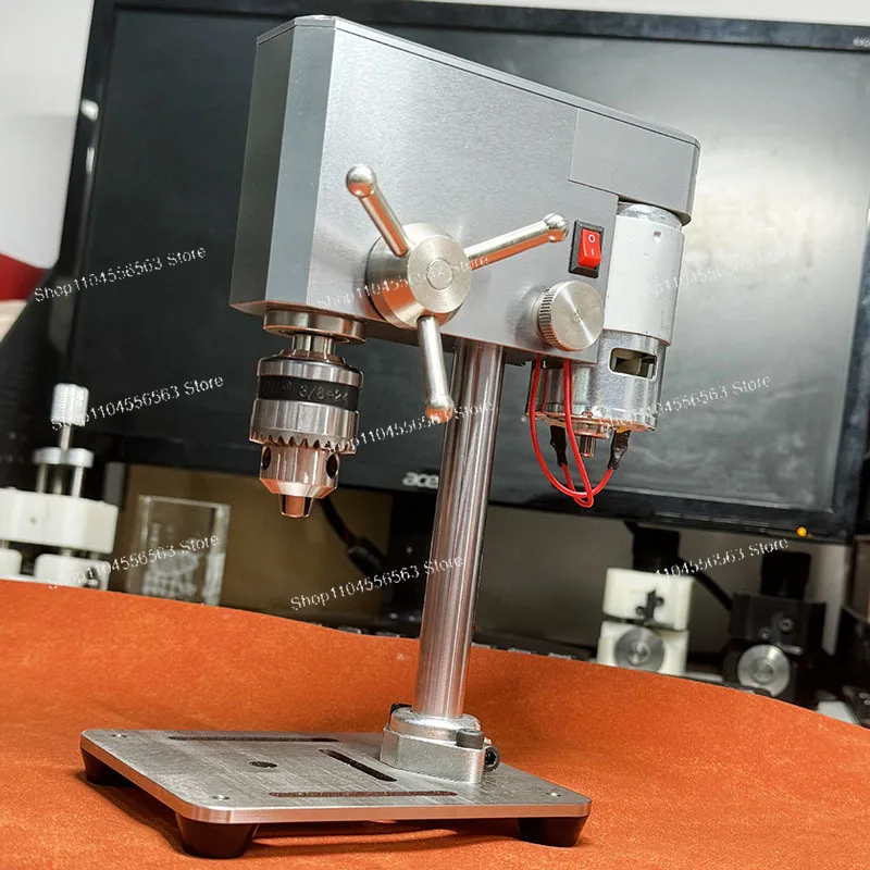 12-24V精密ミニチュア卓上ドリル（時計修理用、デスクトップDIY電動工具）