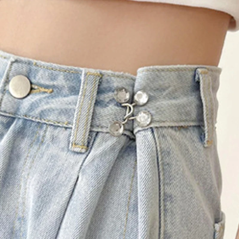 Removable Nail-free Waist Buckle Waist Closing Artifact Invisible Adjustable Snap Button Detachable Clothing Pant Sewing Tools