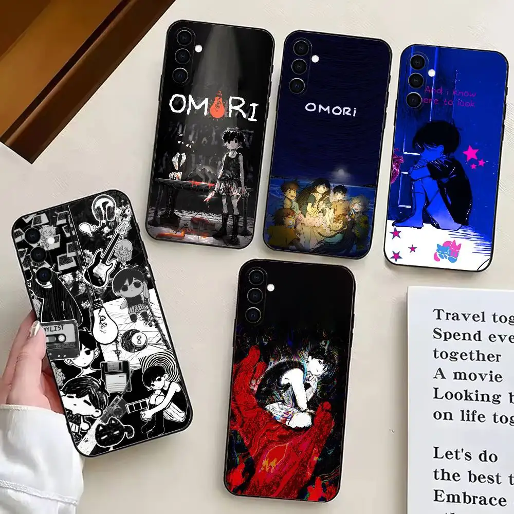 

Game O-Omori Horror Phone Case For Samsung Galaxy A73,A72,A71,A70,A53,A52,A51,Others Soft Black Cover