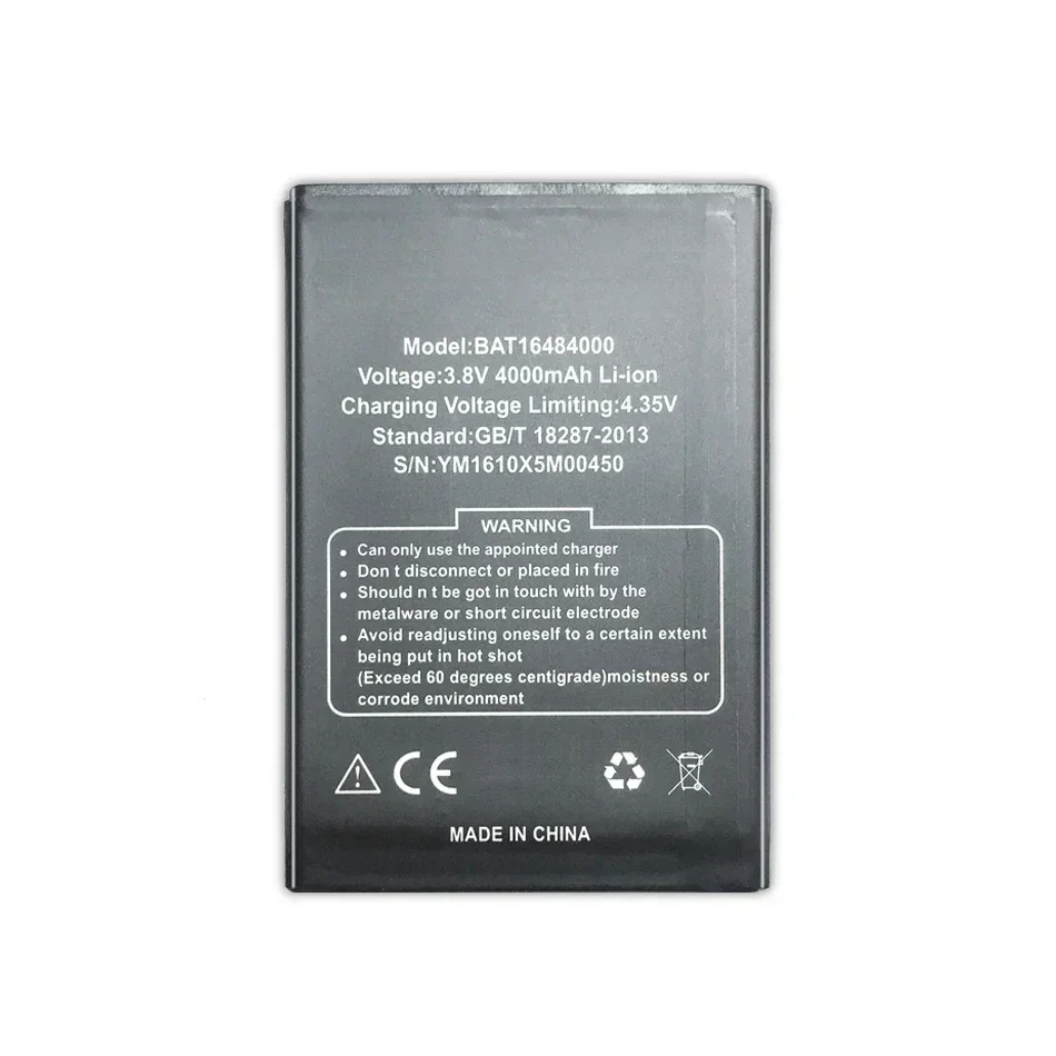 4000Mah Mobile Phone Battery For DOOGEE X5 MAX Pro BAT16484000