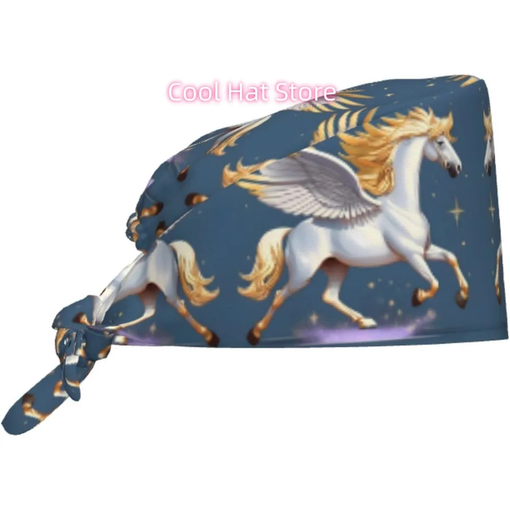 bone-de-trabalho-de-limpeza-golden-pegasus-imprime-chapeu-de-chef-para-mulheres-e-homens-ajustavel-respiravel