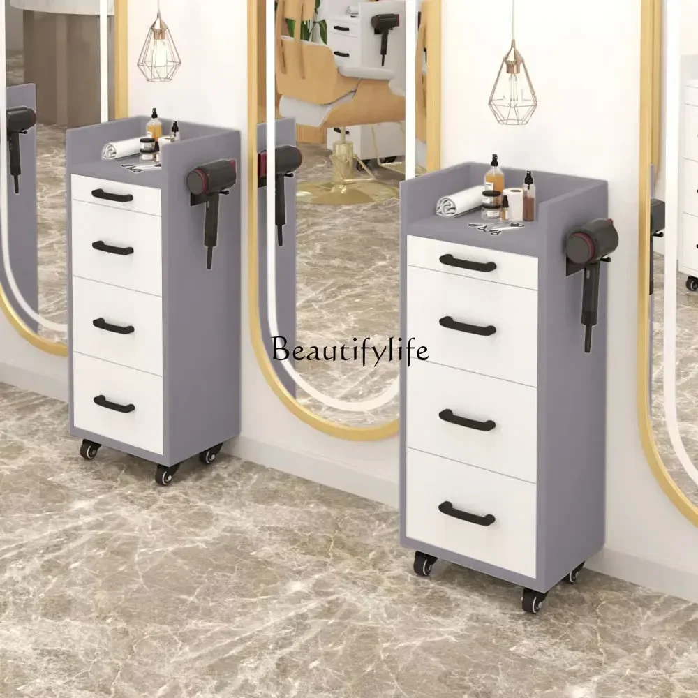 Hair Salon Tools Dressing Table Hair Cutting Trolley Barber Shop Work Cabinet Locker Special