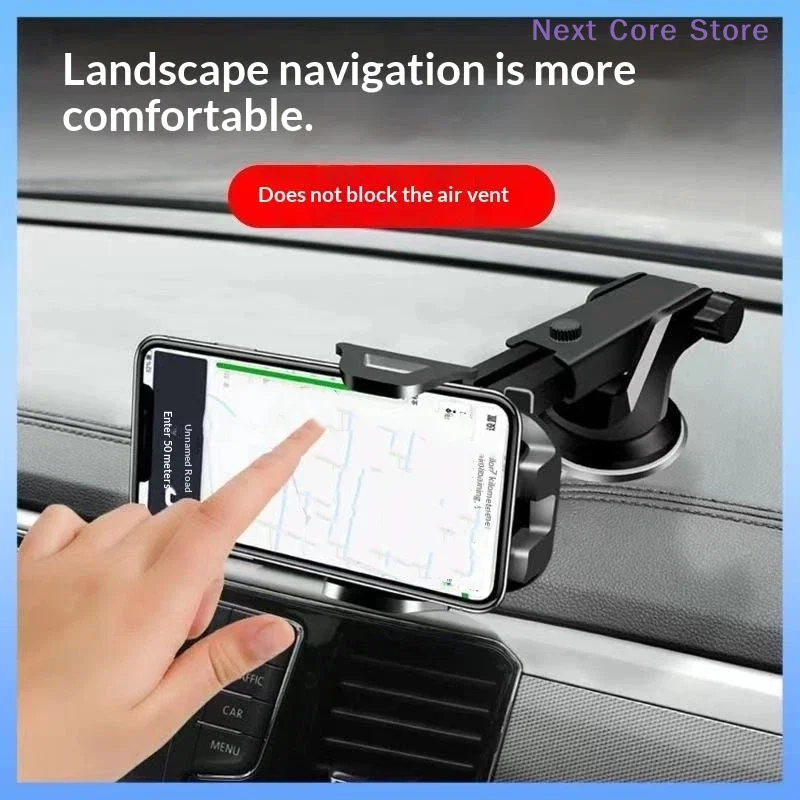 [NC]360° Rotation Car Phone Holder Universal Sucker Mount Cellphone Stand Stable Suction Cup Support In Car Mobile Phone Bracket - view 4