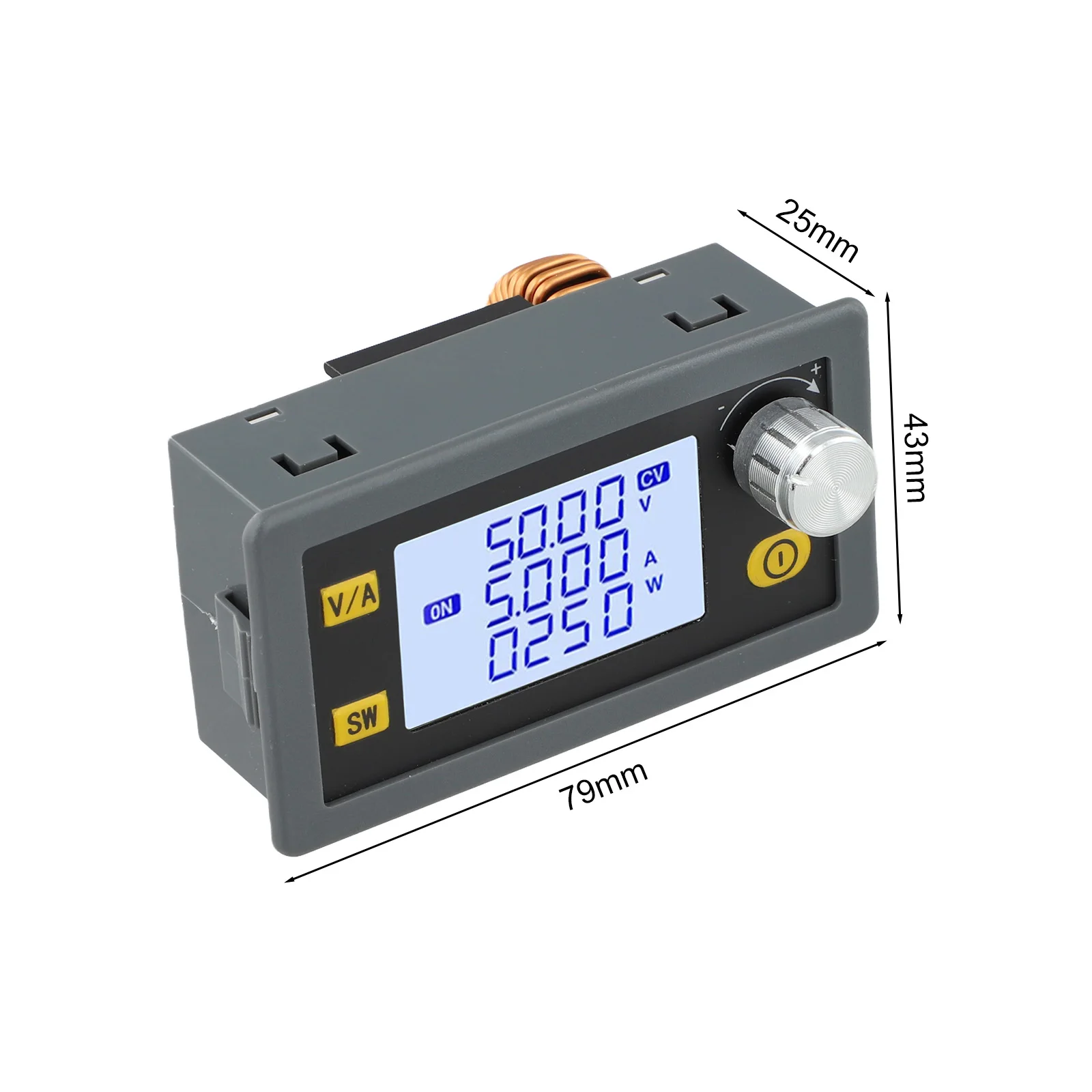 

Adjustable Output Voltage Current Power Output Module 98g CNC Power Supply Short-circuit Protection Constant Voltage Mode