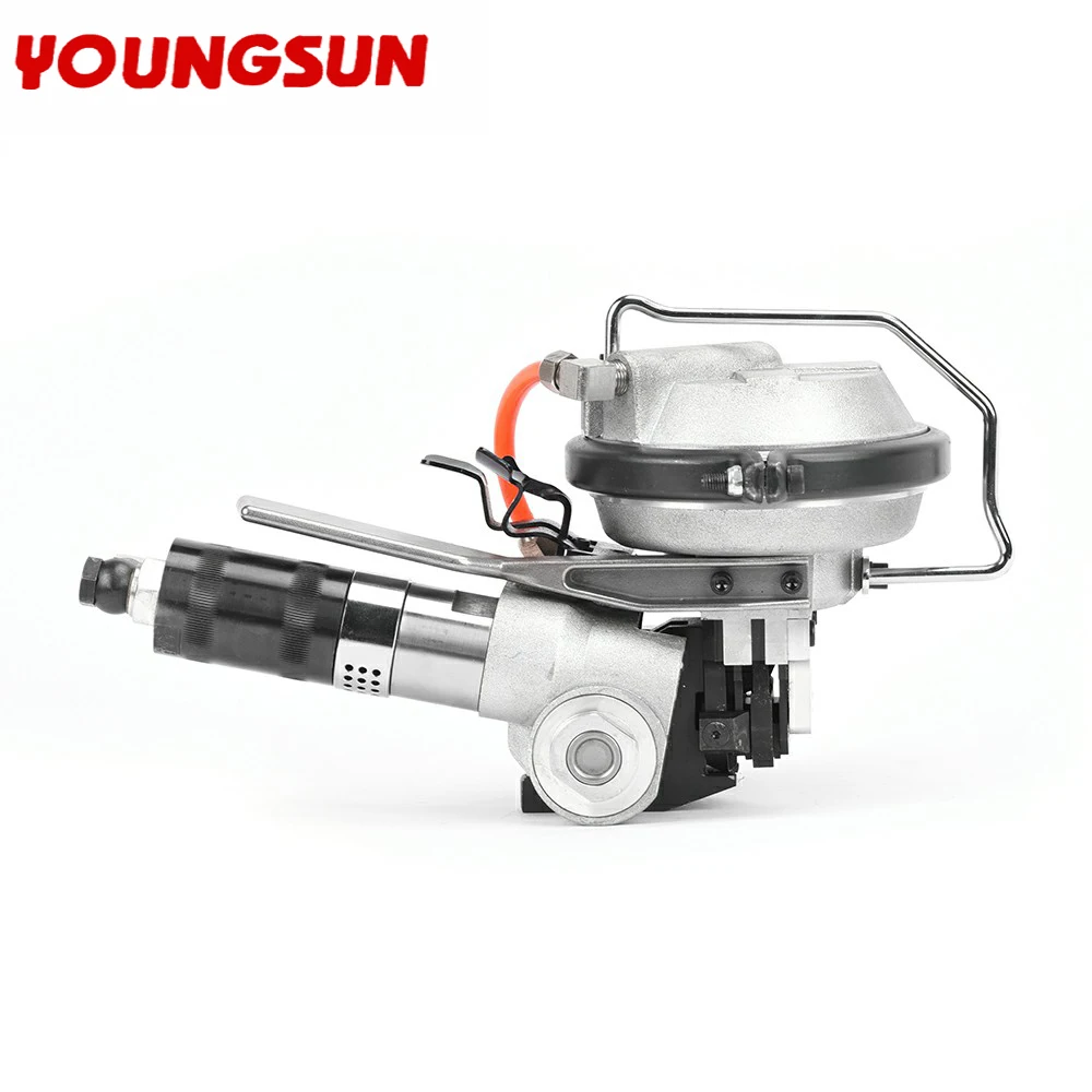 young sun Pneumatic Strapping Machine KZ16/19 Steel Coil Packing Machine Steel Strip Bundle Binding Machine Strapping Tool