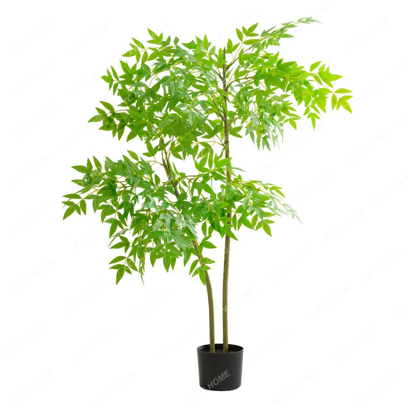 Common Nandina Home Decoration Fake Green Plant Living Room Bonsai Decoration Green Plant Common Nandina Ground Bonsai