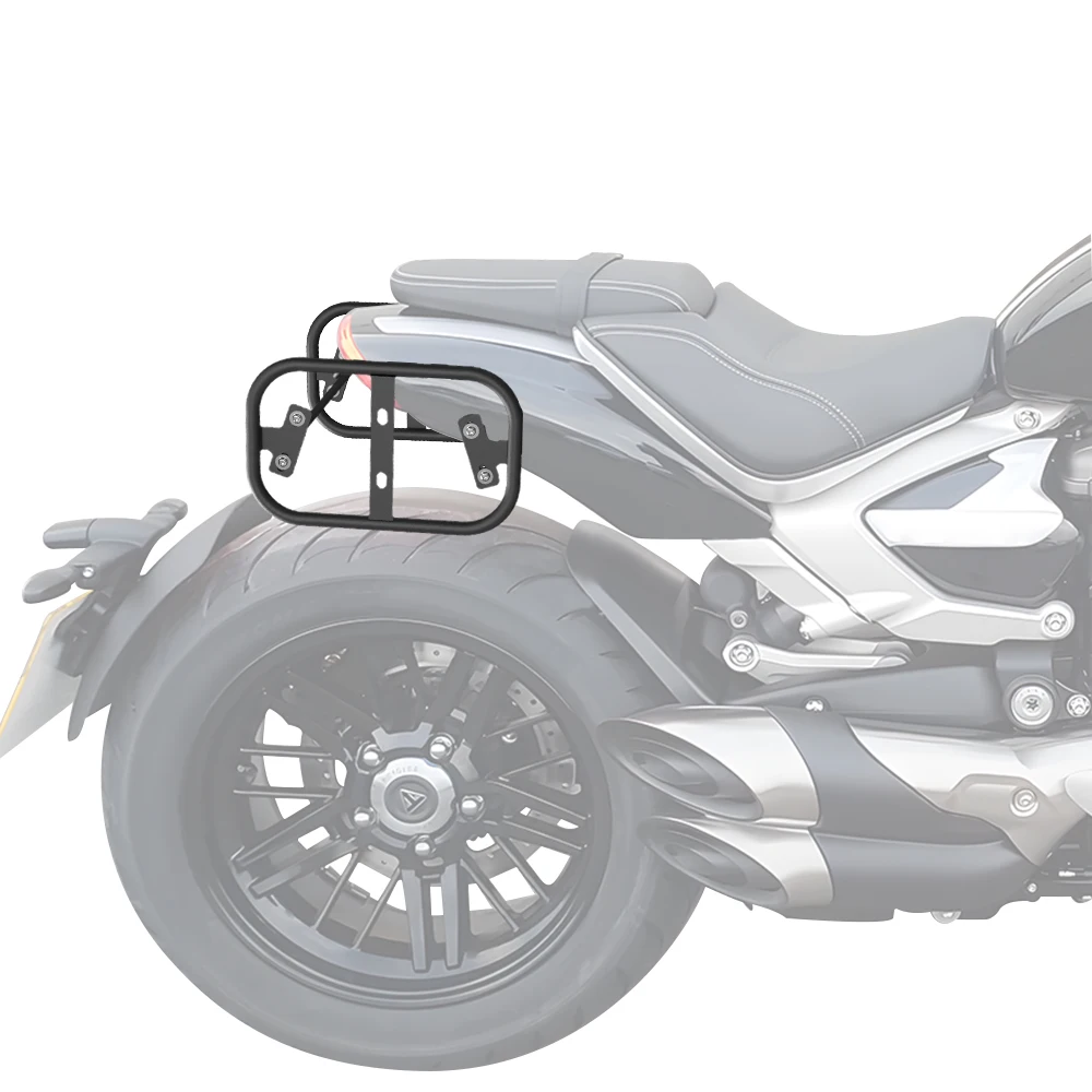 트라이엄프 로켓 3 R 로켓 3 GT 2020-2025 오토바이 스틸 사이드 러기지 랙 새들백 지지대 마운팅 브래킷 패니어 랙