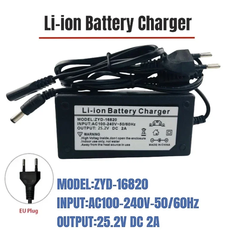 25.2v 17400mah Lithium Battery Pack 6S5P 17.4A Built-in BMS Protection, Used for Bicycle Engines, Outdoor Power Sour