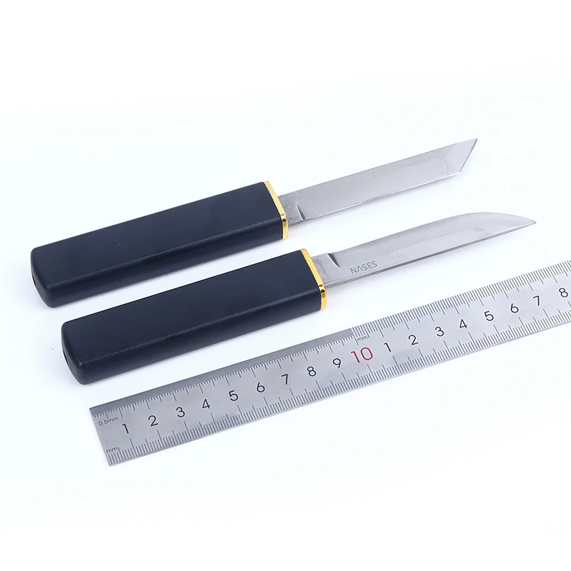 Cuchillo doble de acero inoxidable de alta calidad, fácil de llevar, cuchillos de fruta de alta dureza