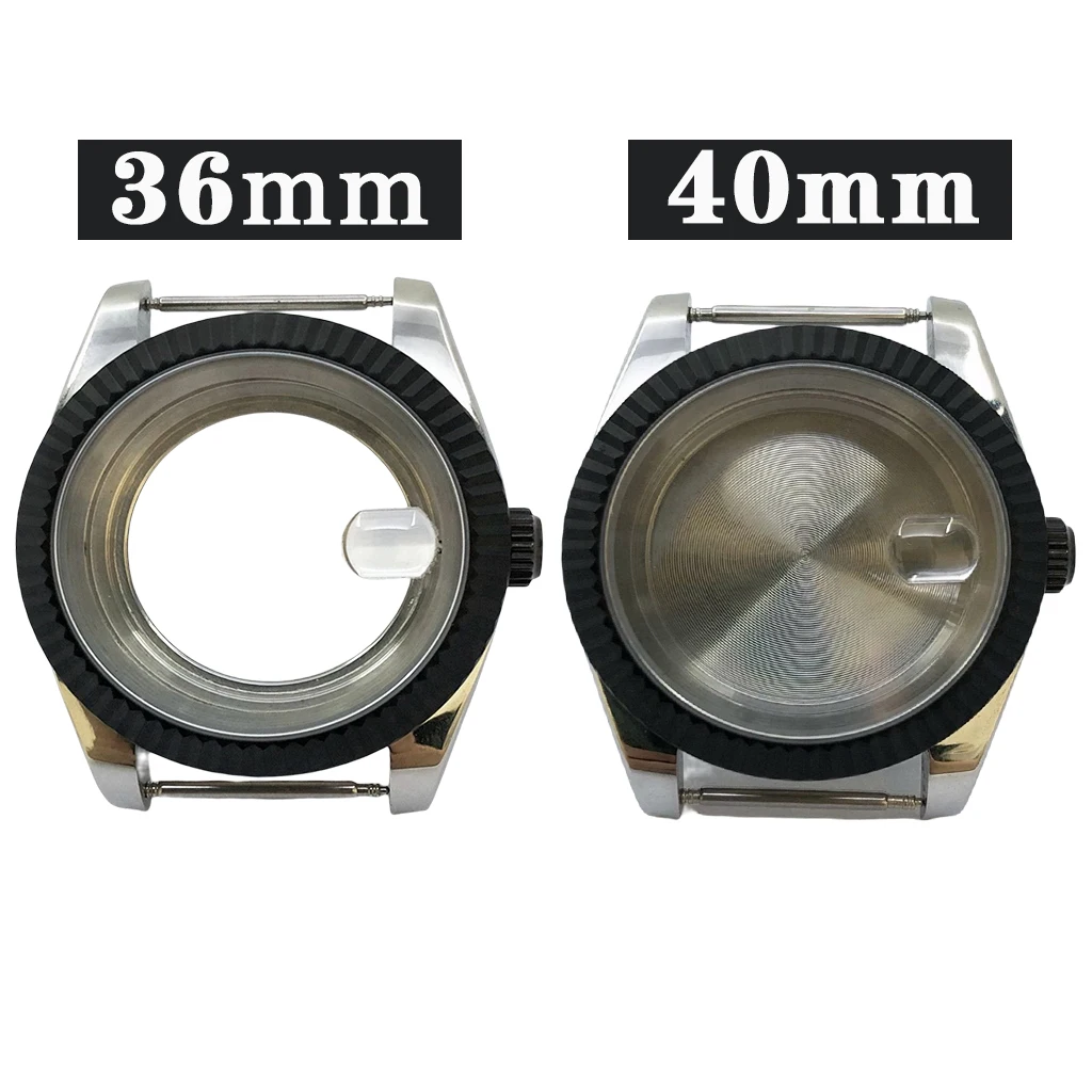 

Watch Case 40mm 36mm Stainless Steel Sapphire Glass For NH35 NH36 ETA2836 Miyota8215 8205 821A DG2813 3804 ETA2824 PT5000 ST2130