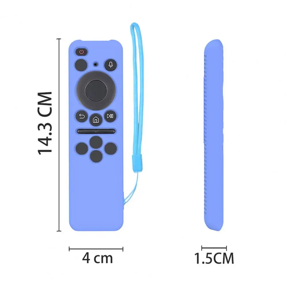 Shockproof Silicone Cover for Remote Control Protective Case for Remote Control Dustproof Waterproof Silicone for Bn59-01432a