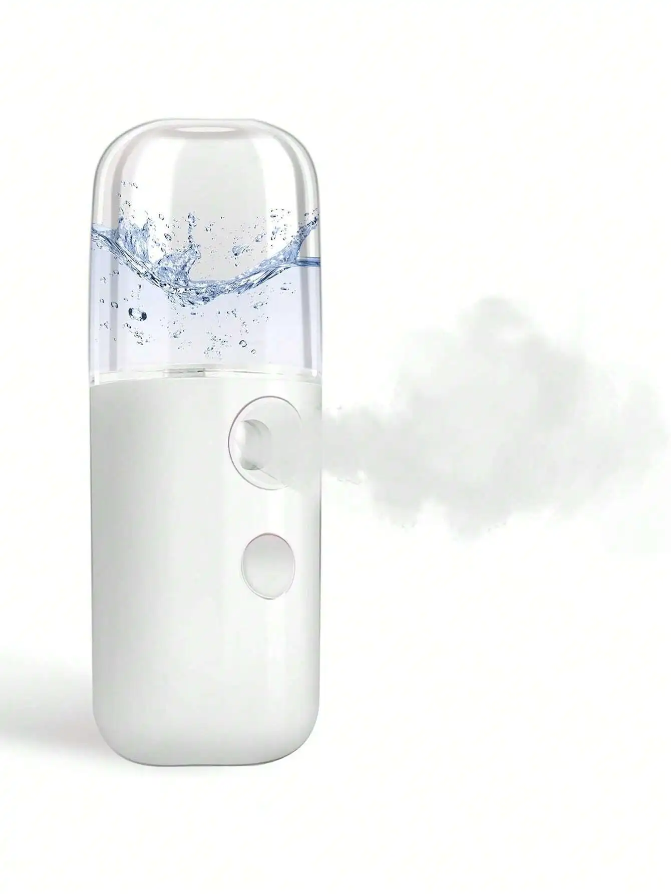 

1 шт. Nano Facial Mister Handy Nano Mist Sprayer 30 мл визуальный резервуар для воды портативный отпариватель для лица Mini USB Nano Mister для наращивания ресниц