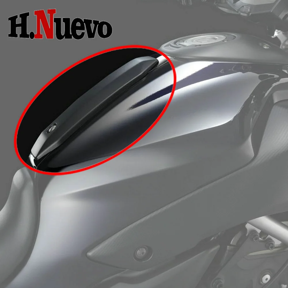 Compatible with Yamaha MT07 2013 -2015 2016 2017 Carbon Fiber Motorcycle Gas Tank Top Fuel Panel Center Pad Cover Fairing Cowl