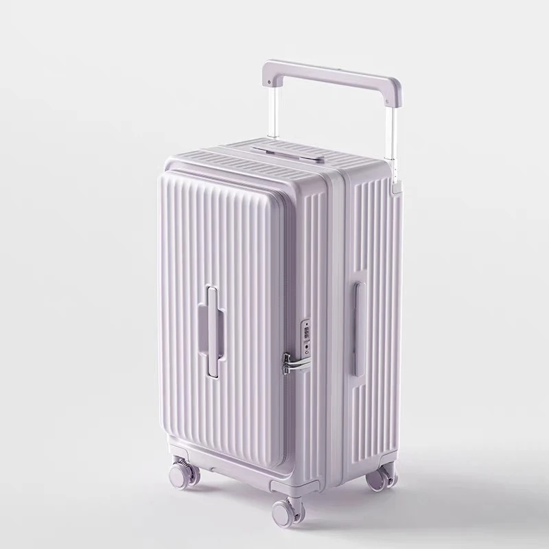 

Suitcase Women's wide trolley suitcase Strong and durable Thickened large capacity password case 26 inch men