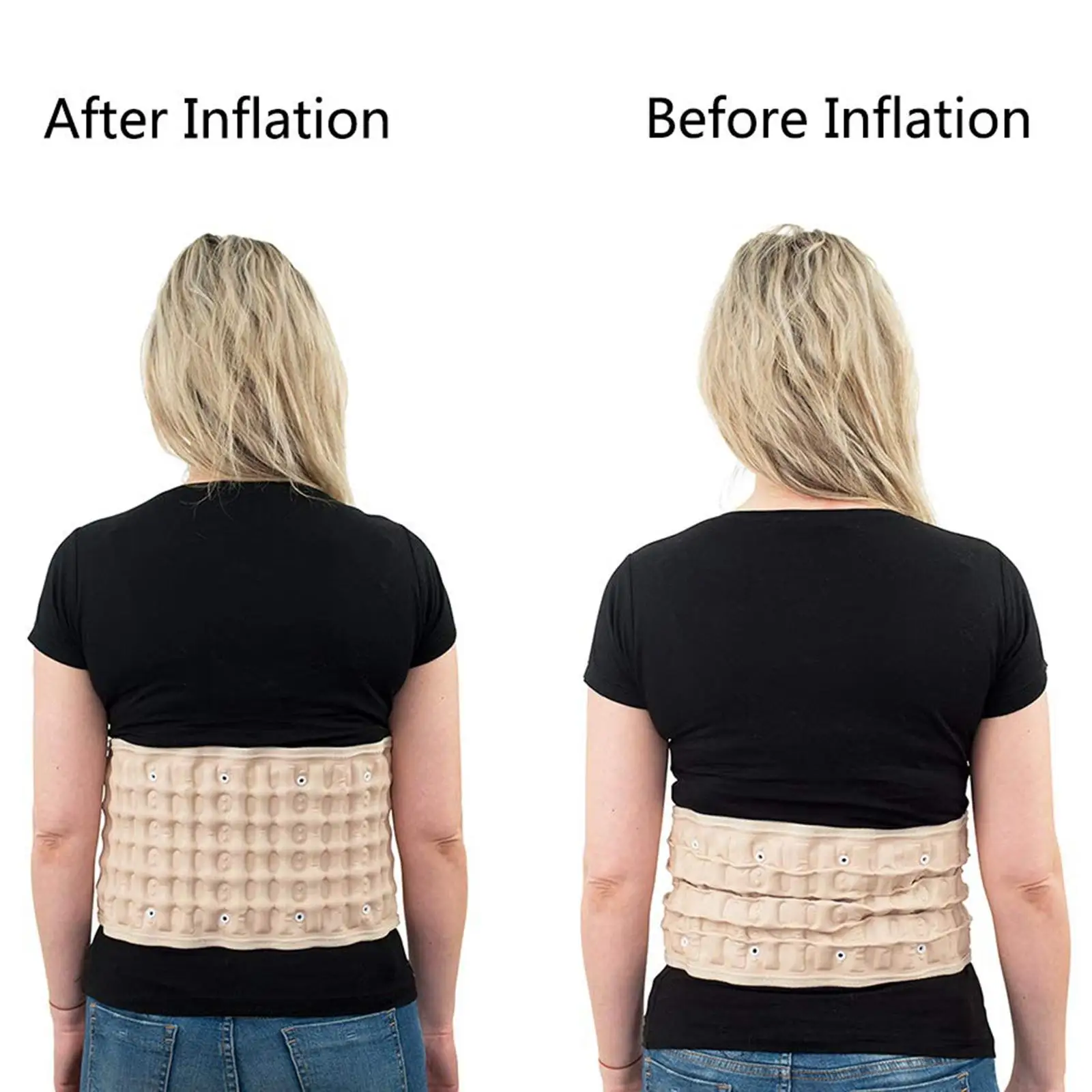 

Inflatable Traction Belt Back Brace Pain Relief Support Brace