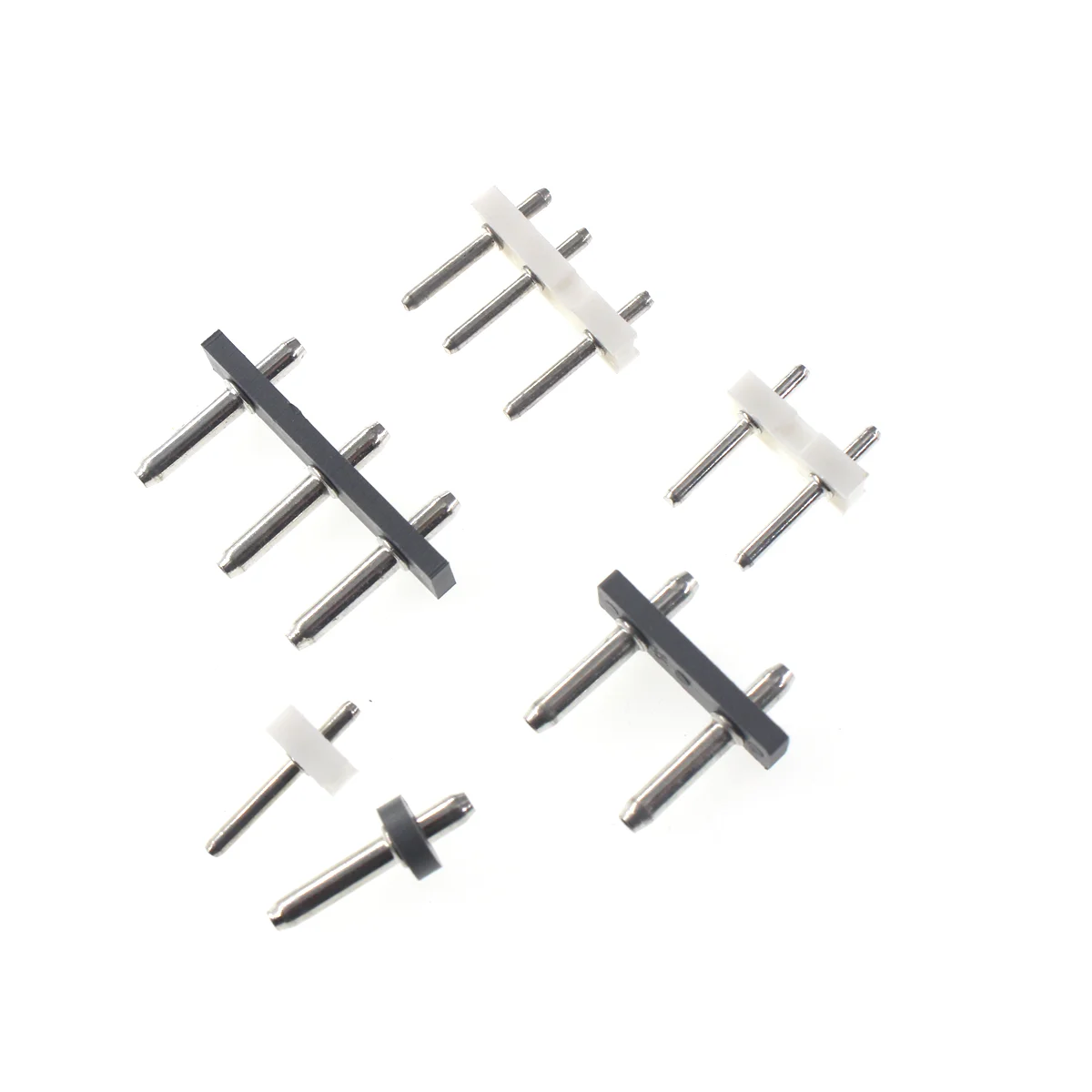 50pcs/sets TJC2 7.5mm-5mm Straight Needle Plug & Header Plug Terminal PCB Board Connector 1P 2P 3P 4P 5P 6P