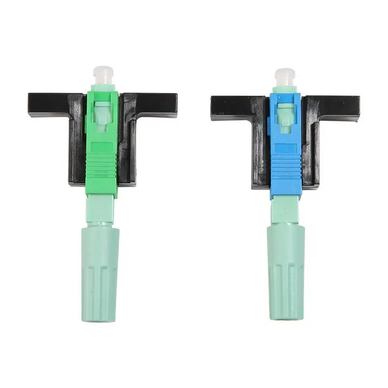 Top High Quality 100PCS/box FTTH 50MM SC APC/UPC Fast Connector Field Connector SM FTTH Optical Fiber connector