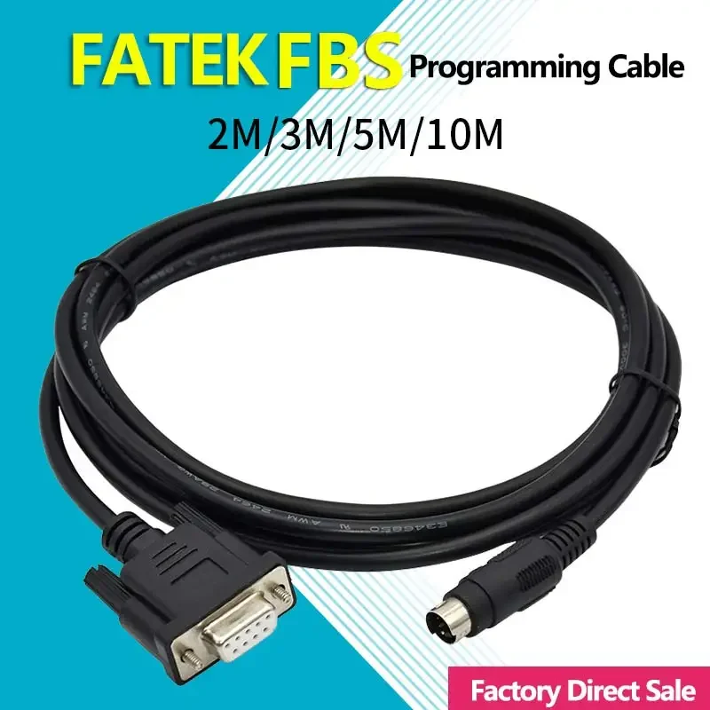 FBS-232P0-9F FBS232P09F Programming Cable for Fatek FBS B1Z Series PLC PC-FBS Download Line FBS-232-P0-9F