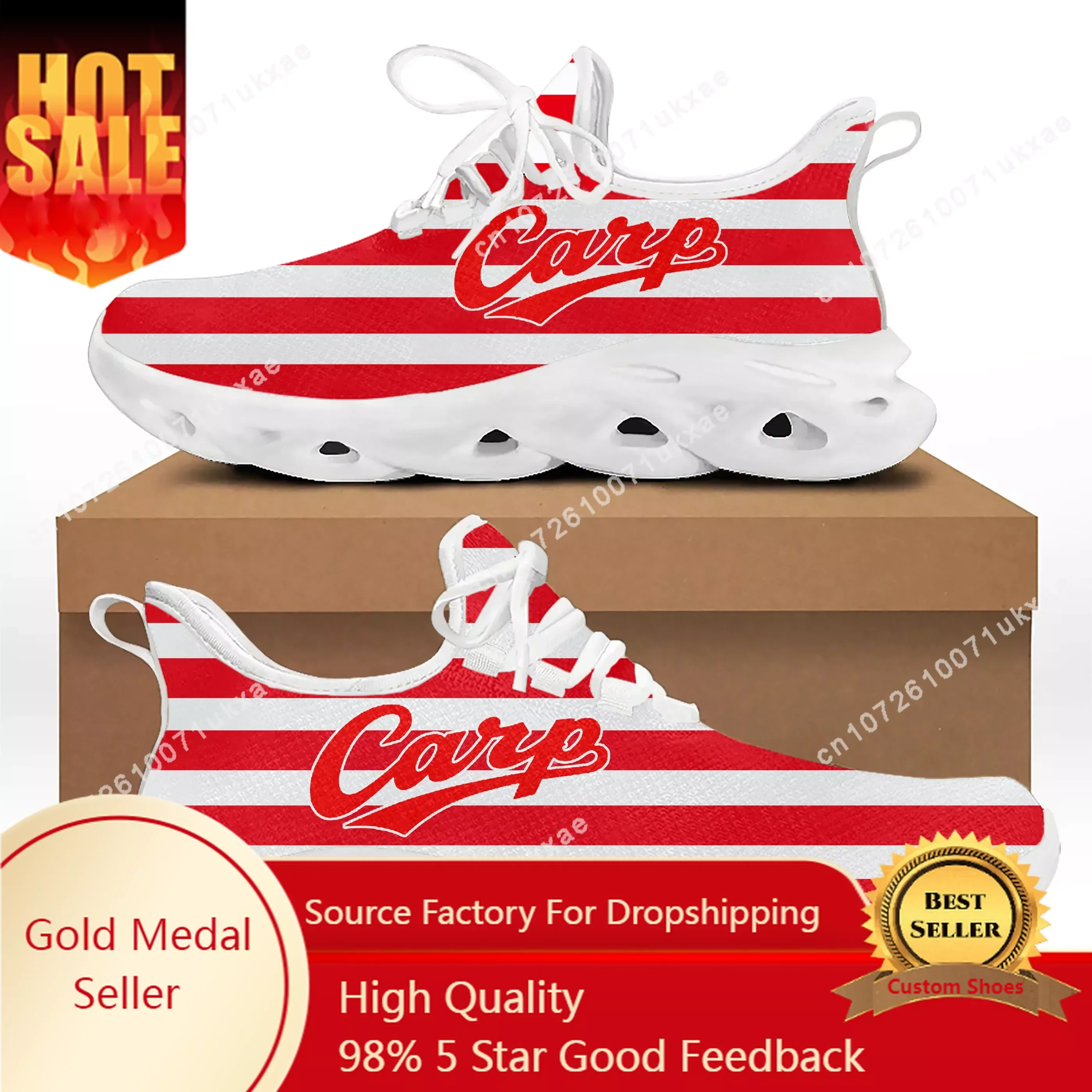 

カープ Hiroshima Carp baseball Flats Sneakers Mens Womens Sports Running Shoes High Quality DIY Sneaker customization Shoe